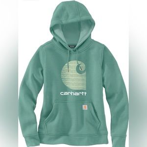 NWT - Carhartt Women's Rain Defender Relaxed Fit Logo Graphic Sweatshirt